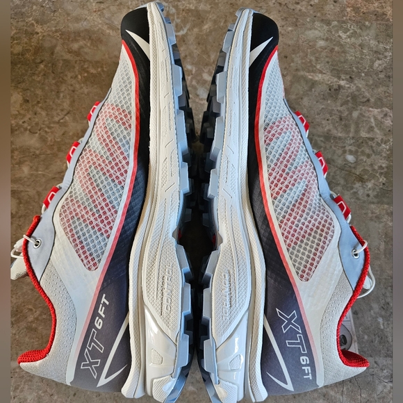 Madhappy X Salomon XT-6 FT cloud white/red trail running shoes men's size 11.5 l - Picture 6 of 14